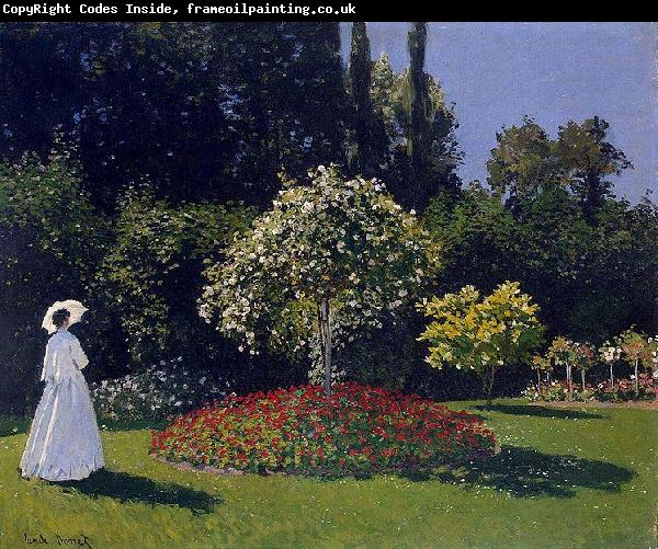 Claude Monet Woman in a Garden